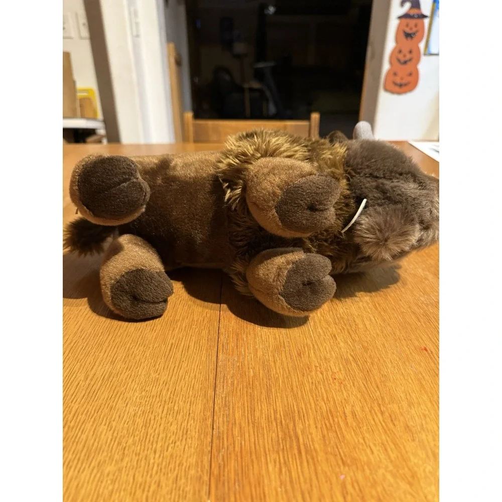 Aurora Miyoni American Bison Buffalo Plush 13" Stuffed Animal Brown Soft Toy '21 - Picture 7 of 9